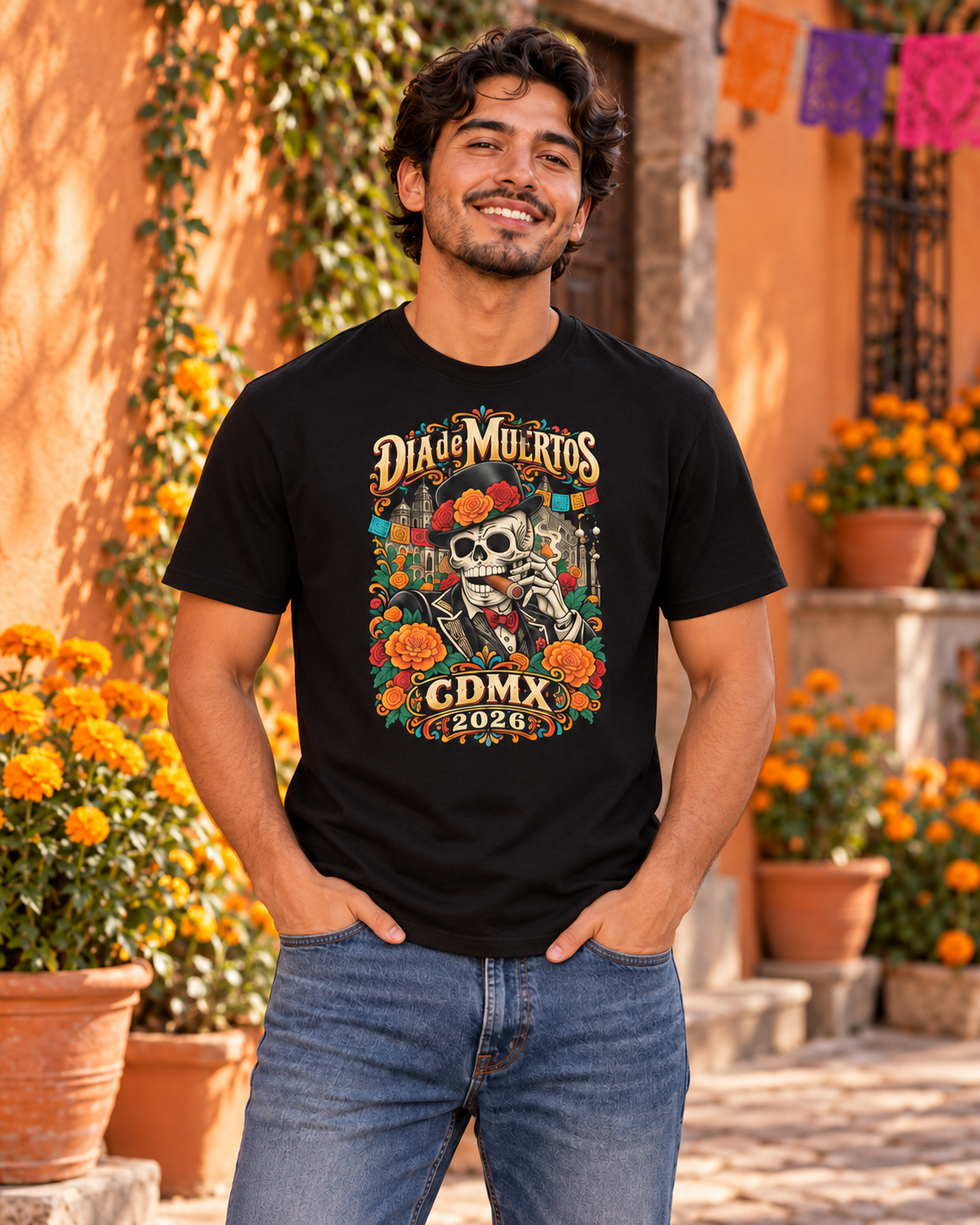 Día de Muertos CDMX 2026 Catrin | Unisex T-Shirt